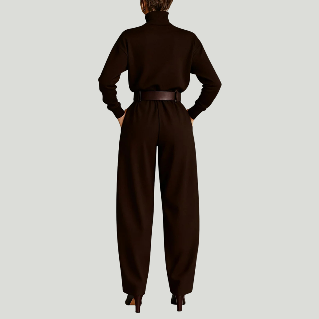 Julia | Conjunto de cuello alto y pantalón recto