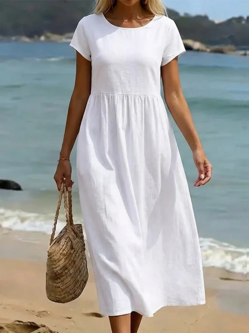 Gabriela™ | Vestido midi fluido de elegancia atemporal